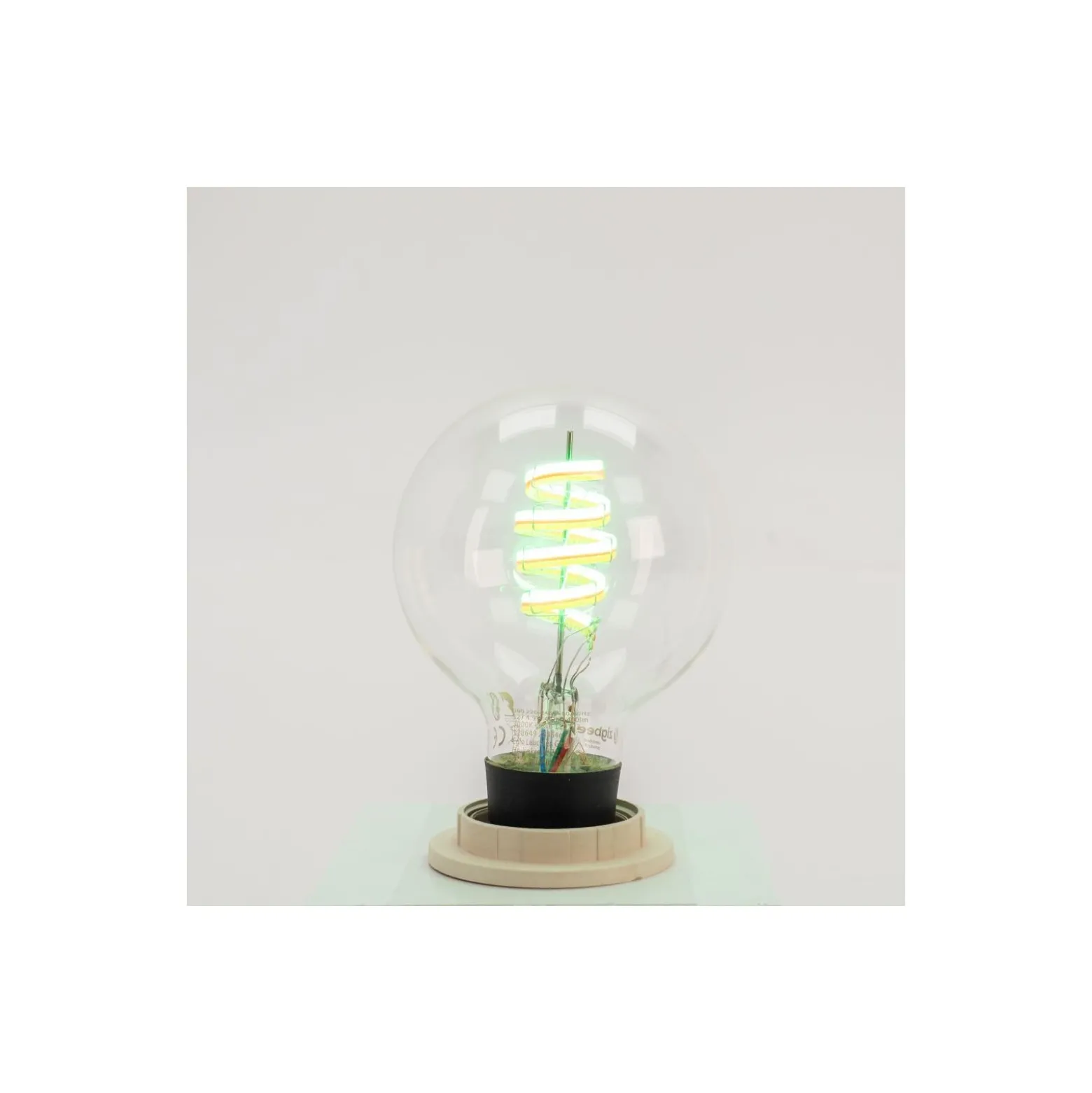 Eglo Connect.Z Smart LED Globe E27 Filament Klar 4.9W 400lm - 830 Varm Vit + RGB | Dimbar - Ersättare 40W
