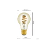 Eglo Connect.Z Smart LED Päron E27 Filament Ambar 4.9W 360lm - 827-865 Justerbar Vit | Dimbar - Ersättare 25W