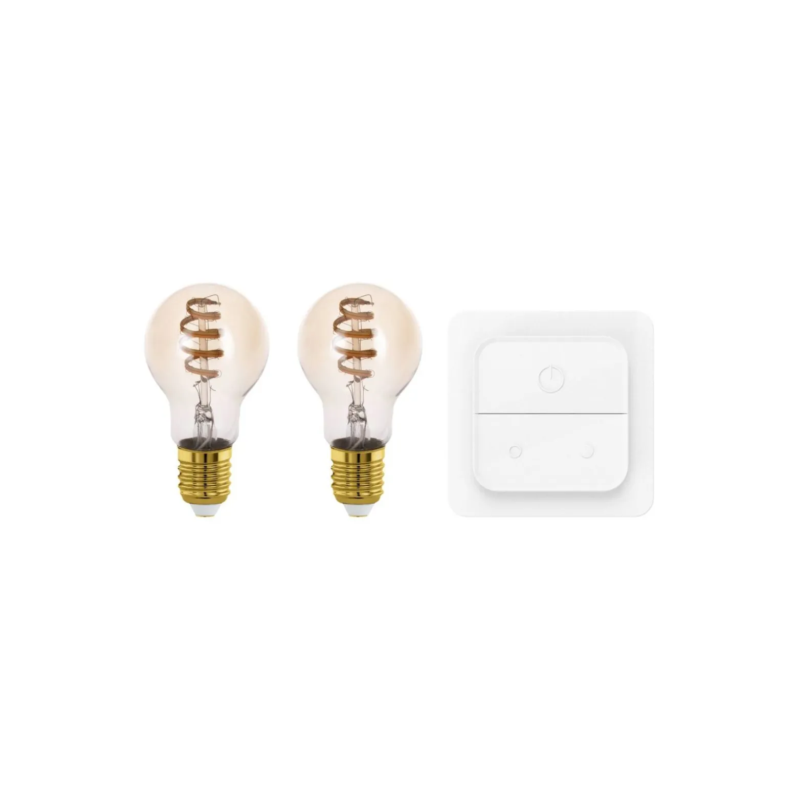 Eglo Connect.Z Smart LED Päron E27 Filament Ambar 9.8W 360lm - 827-865 Justerbar Vit | Dimbar - Ersättare 25W