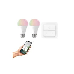 Eglo Connect.Z Smart LED Päron E27 Matt 18W 806lm - 827-865 Justerbar Vit + RGB | Dimbar - Ersättare 60W