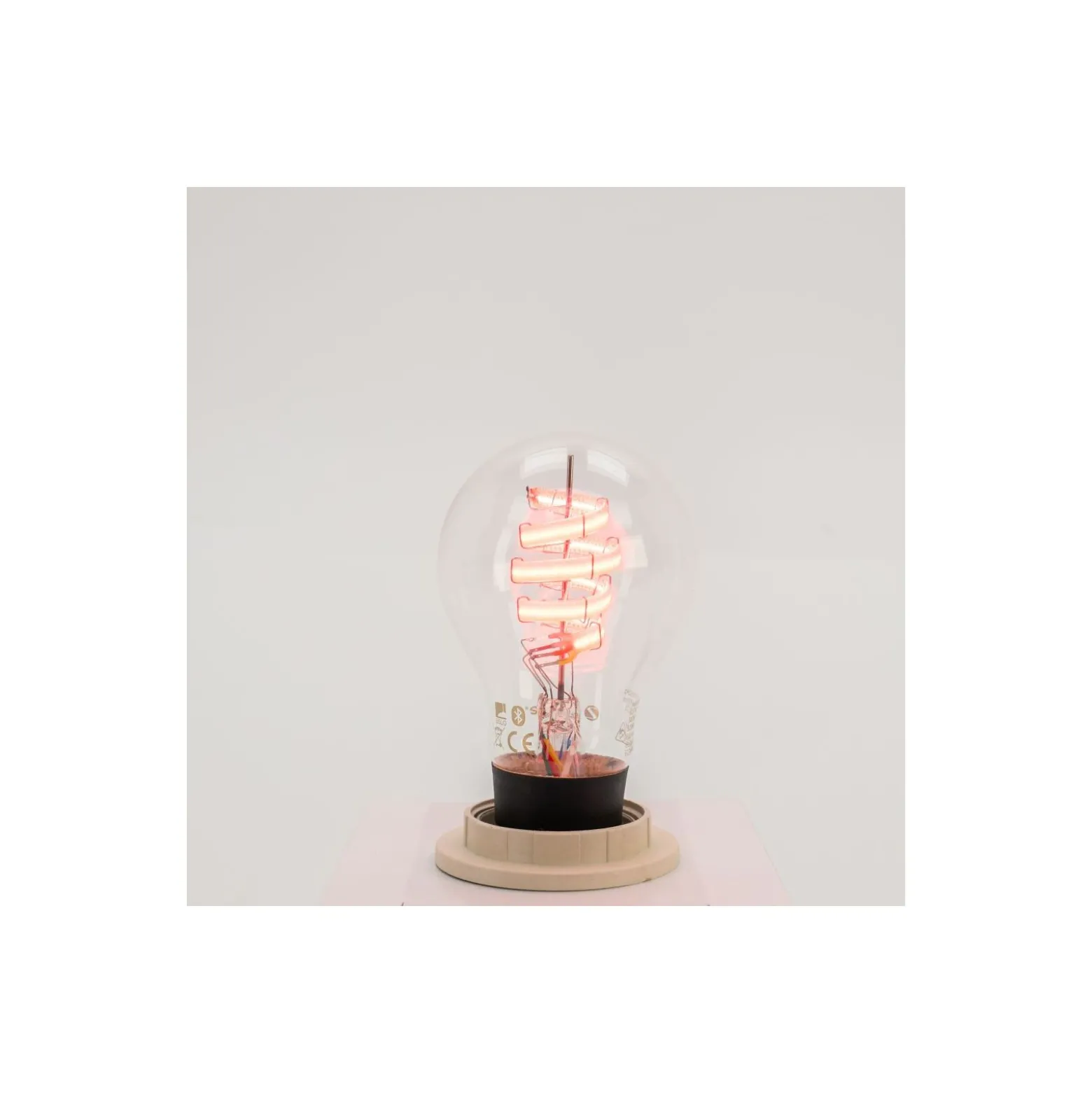 Eglo Connect.Z Smart LED Päron E27 Filament Klar 4.9W 320lm - 830 Varm Vit + RGB | Dimbar - Ersättare 25W