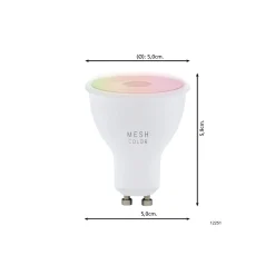 Eglo Connect.Z Smart LED Spot GU10 PAR16 4.9W 345lm 45D - 827 Extra Varm Vit | Dimbar - Ersättare 50W