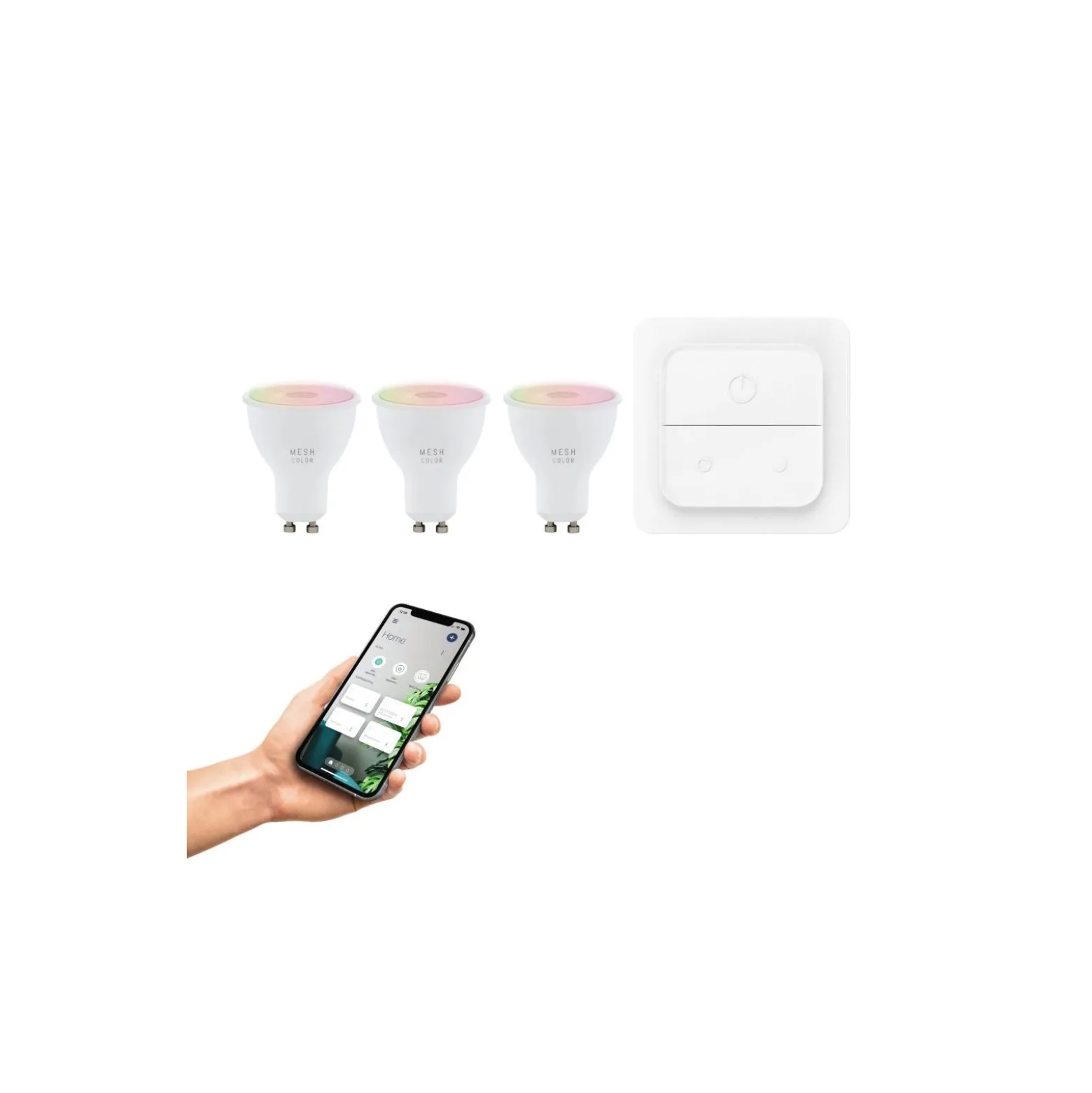Eglo Connect.Z Smart LED Spot GU10 PAR16 14.7W 345lm 45D - 827-865 Justerbar Vit + RGB | Dimbar - Ersättare 50W