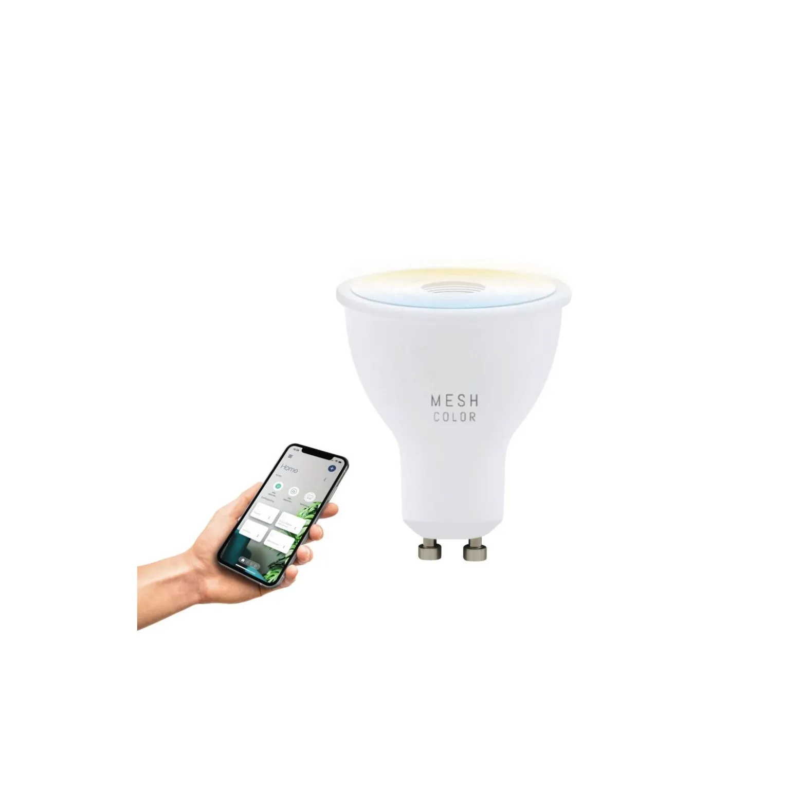 Eglo Connect.Z Smart LED Spot GU10 PAR16 4.9W 400lm 42D - 827-865 Justerbar Vit | Dimbar - Ersättare 57W