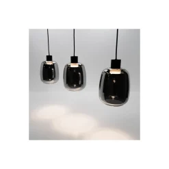Eglo Connect.Z Smart Pendellampa Molochio-Z Stål Svart 11.1W 1500lm - 827-865 Justerbar Vit + RGB | Dimbar