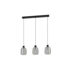 Eglo Connect.Z Smart Pendellampa Molochio-Z Stål Svart 11.1W 1500lm - 827-865 Justerbar Vit + RGB | Dimbar