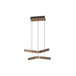 Eglo Connect.Z Smart Pendellampa Folcino-Z Stål Bronze, Svart 36W 3720lm - 827-865 Justerbar Vit + RGB | Dimbar
