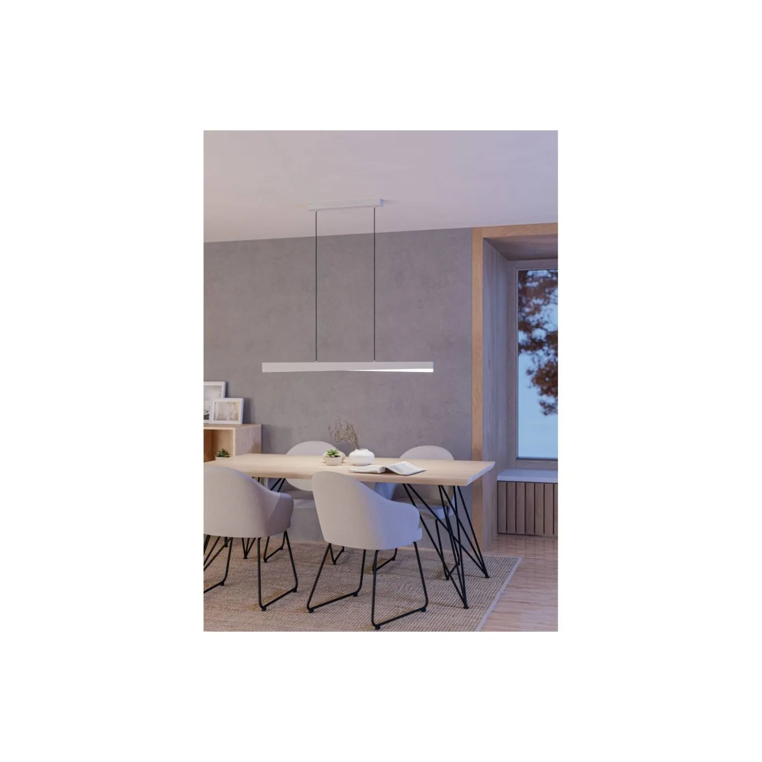 Eglo Connect.Z Smart Pendellampa Bolognano-Z Stål Grå 19W 2300lm - 827-865 Justerbar Vit + RGB | Dimbar