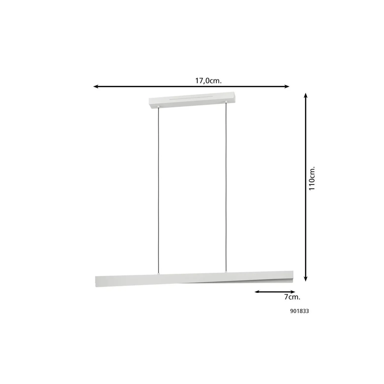 Eglo Connect.Z Smart Pendellampa Bolognano-Z Stål Grå 19W 2300lm - 827-865 Justerbar Vit + RGB | Dimbar
