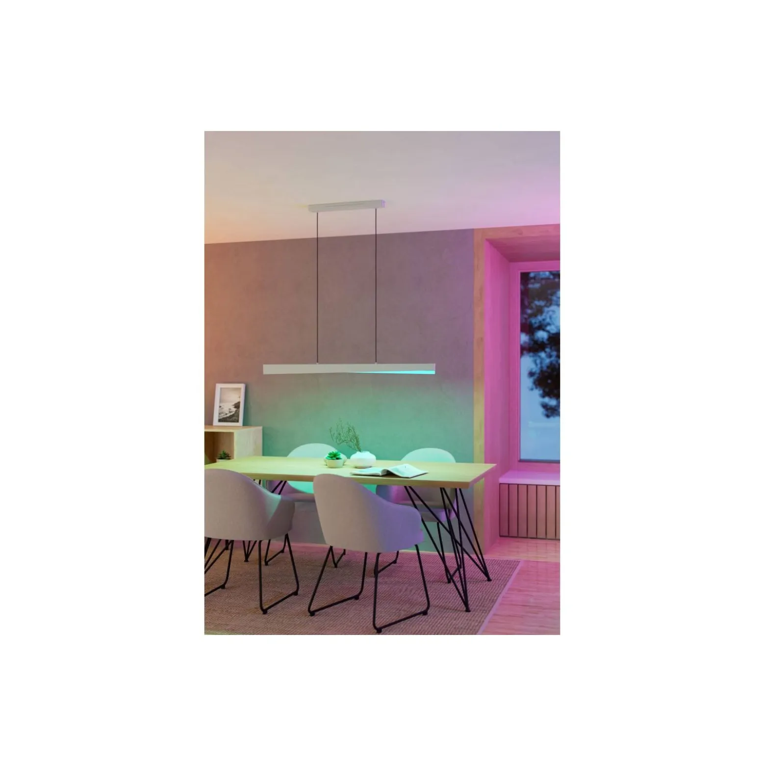 Eglo Connect.Z Smart Pendellampa Bolognano-Z Stål Grå 19W 2300lm - 827-865 Justerbar Vit + RGB | Dimbar