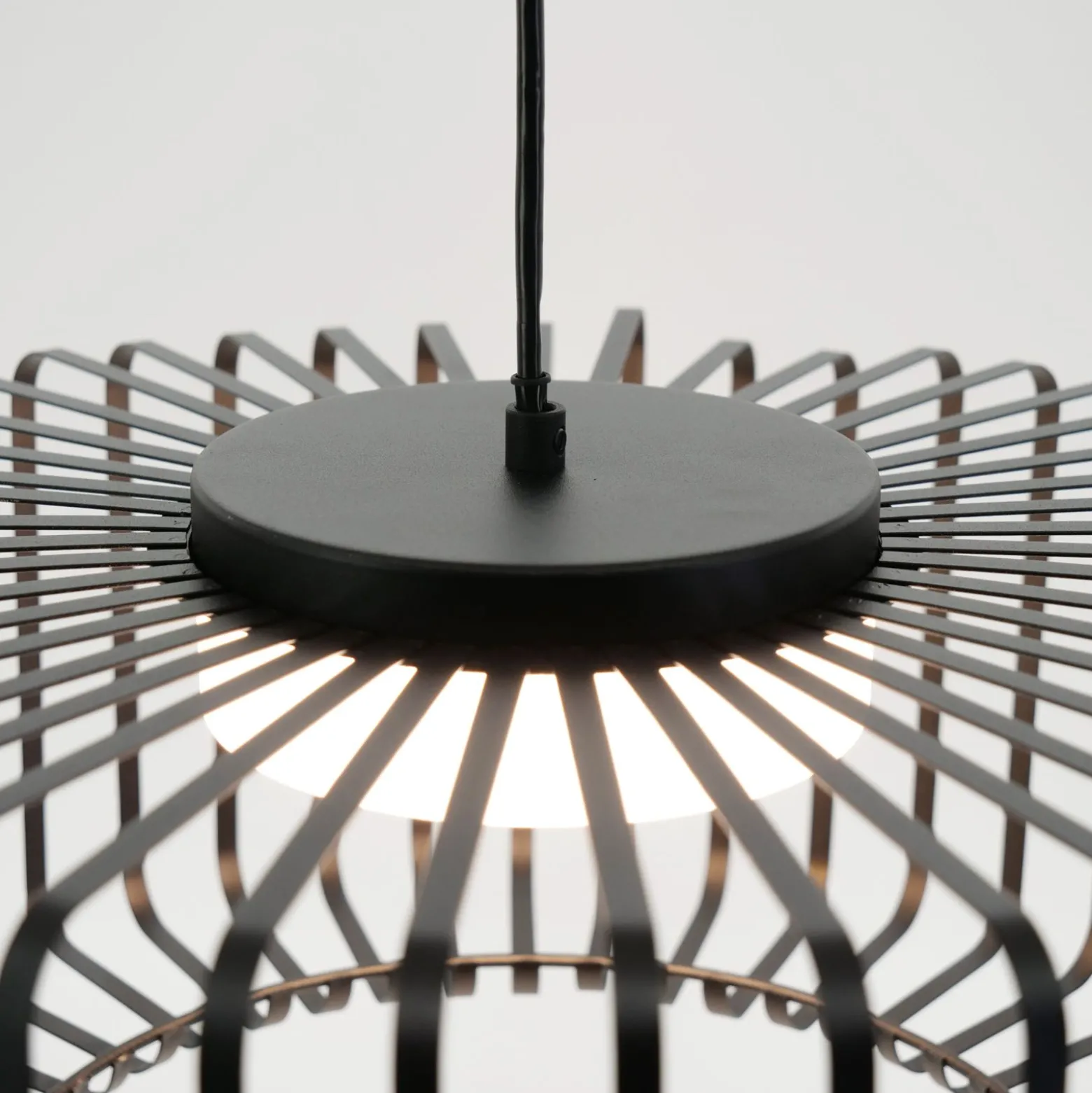 Eglo Connect.Z Smart Pendellampa Ginestrone-Z Stål Svart 22W 2450lm - 827-865 Justerbar Vit | 450mm - Dimbar