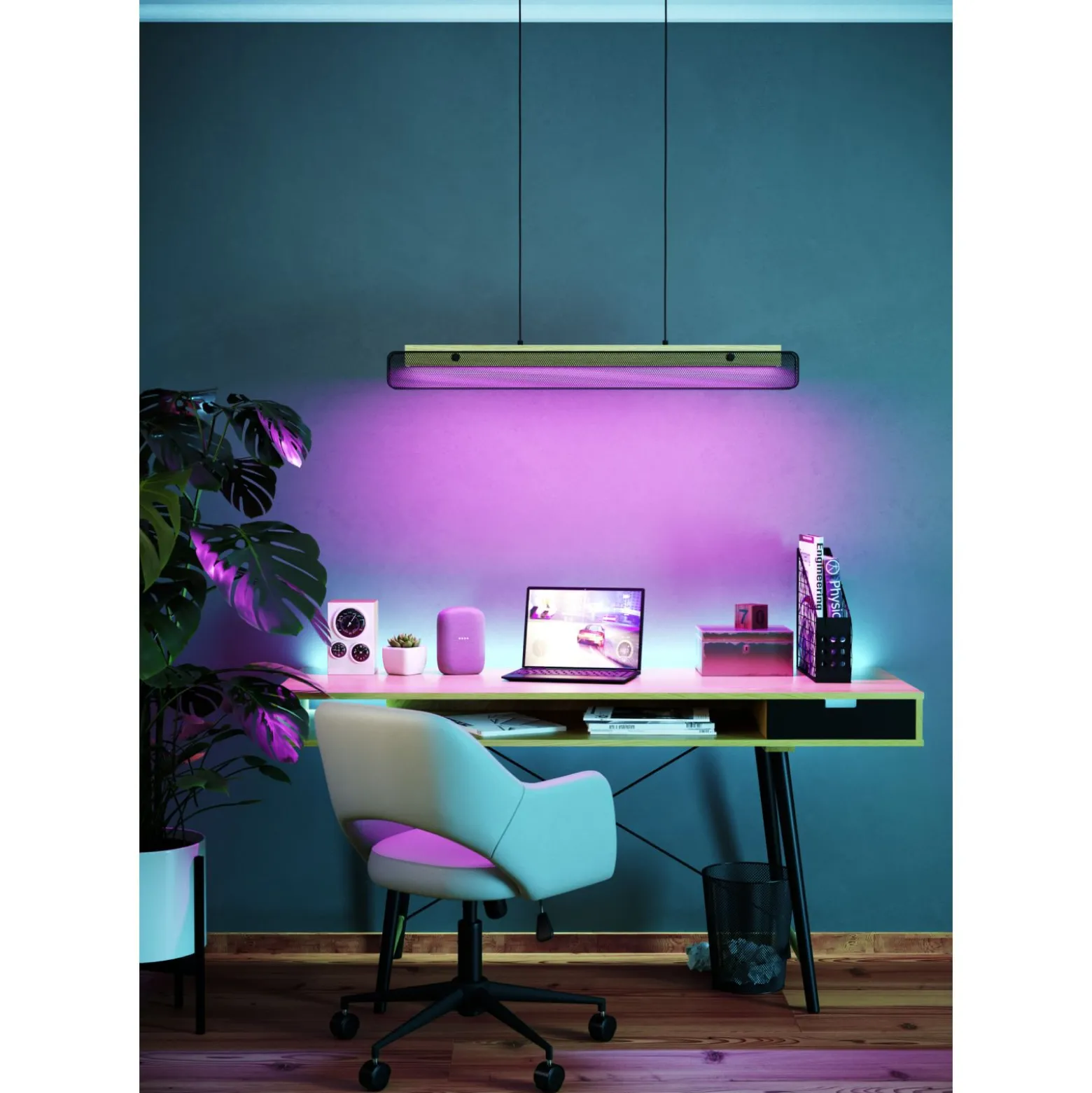 Eglo Connect.Z Smart Pendellampa Kokomo- Stål Svart 34W 4100lm - 827-865 Justerbar Vit | Dimbar