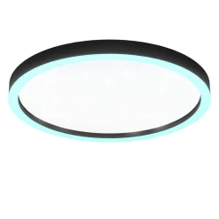 Eglo Connect.Z Smart Taklampa Aluminium Svart 34W 4100lm - 827-865 Justerbar Vit + RGB | 570mm - Dimbar