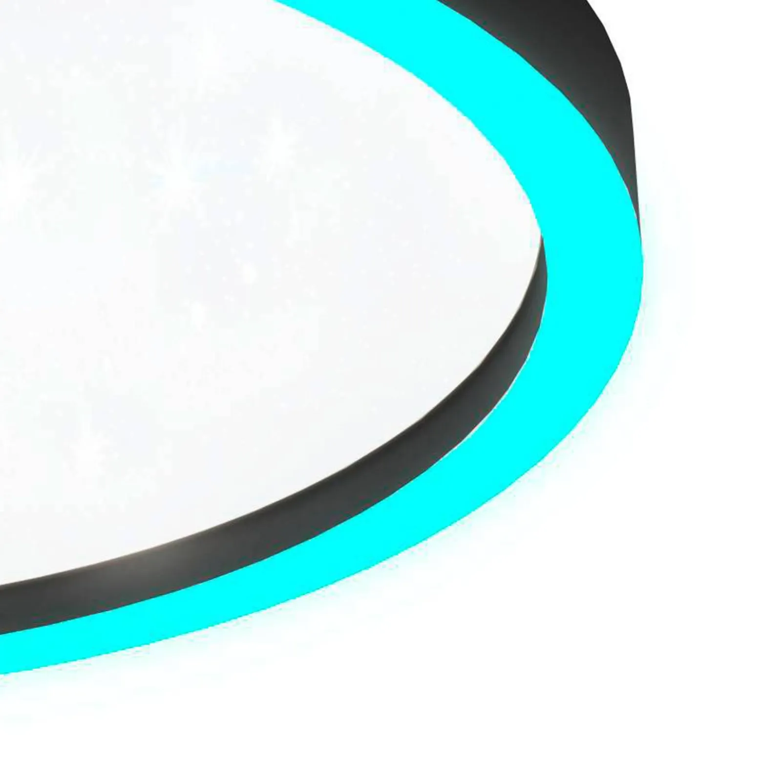 Eglo Connect.Z Smart Taklampa Aluminium Svart 34W 4100lm - 827-865 Justerbar Vit + RGB | 570mm - Dimbar