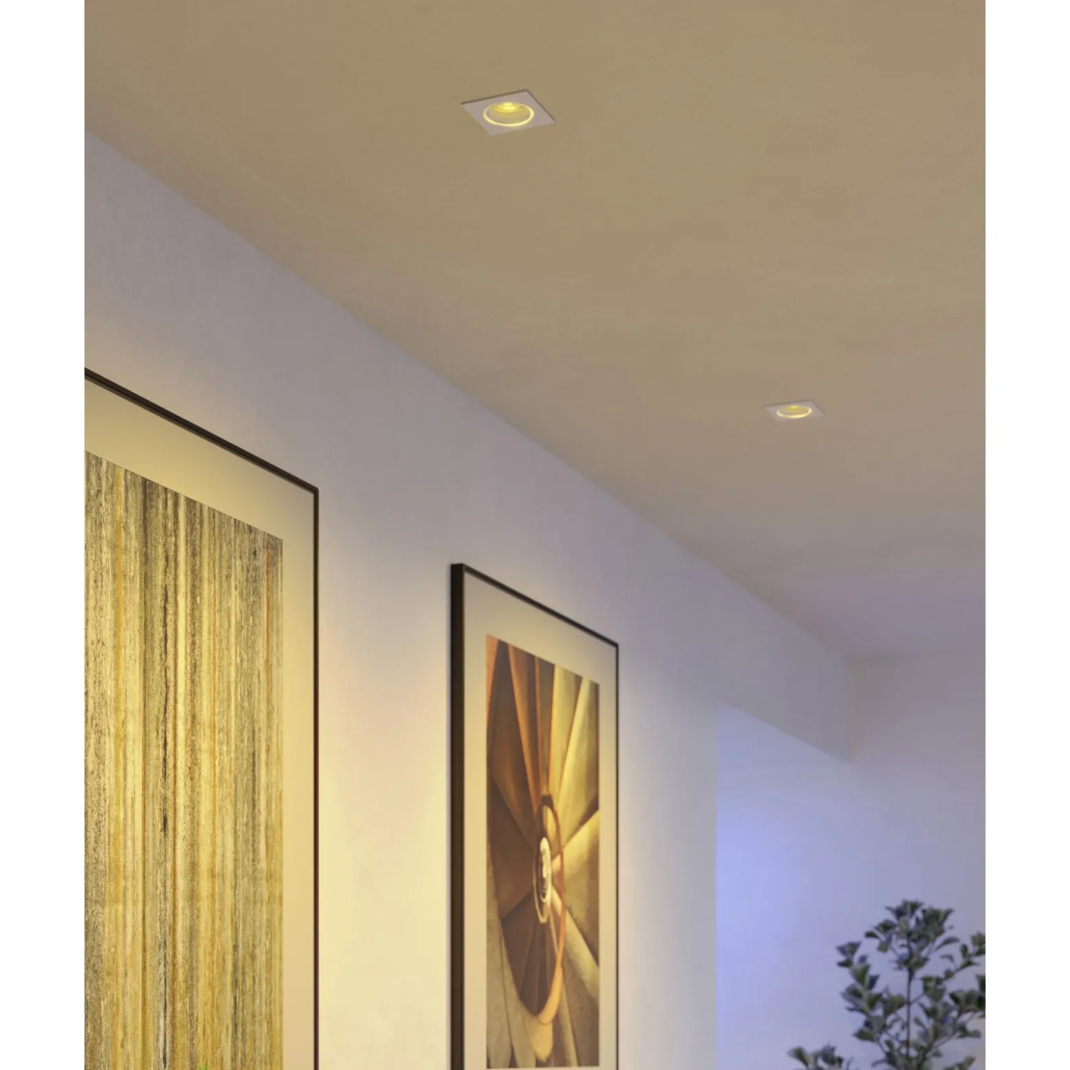 Eglo Connect.Z Smart Taklampa Carosso Aluminium Vit 4W 440lm - 827-865 Justerbar Vit | Dimbar