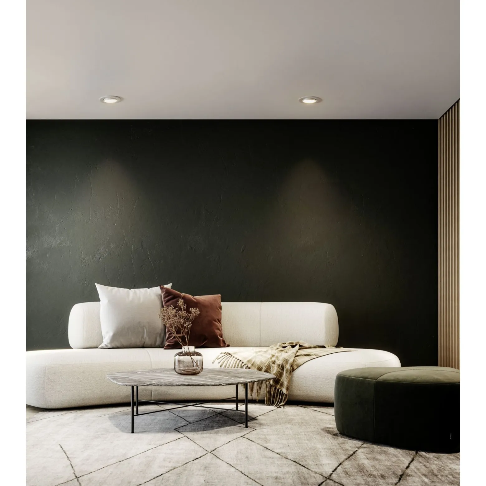 Eglo Connect.Z Smart Taklampa Saliceto-Z Aluminium Vit 4W 440lm - 827-865 Justerbar Vit | 88mm - Dimbar
