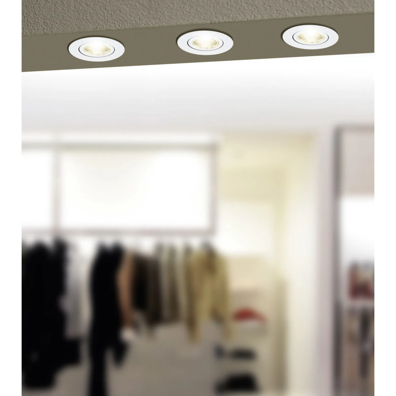 Eglo Connect.Z Smart Taklampa Saliceto-Z Aluminium Vit 4W 440lm - 827-865 Justerbar Vit | 88mm - Dimbar