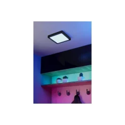 Eglo Connect.Z Smart Taklampa Badrumsbelysning Fueva 6-Z Plast Svart 10.5W 1600lm - 827-865 Justerbar Vit + RGB | Dimbar