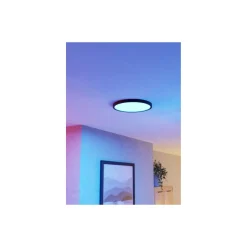 Eglo Connect.Z Smart Taklampa Badrumsbelysning Fueva 6-Z Plast Svart 17.5W 2850lm - 827-865 Justerbar Vit + RGB | Dimbar