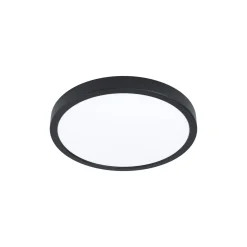 Eglo Connect.Z Smart Taklampa Badrumsbelysning Fueva 6-Z Plast Svart 14.3W 1800lm - 827-865 Justerbar Vit + RGB | Dimbar