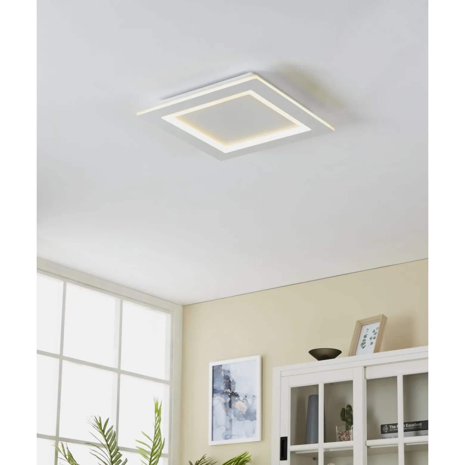 Eglo Connect.Z Smart Taklampa Padrogiano Stål Vit 9W 1170lm - 827-865 Justerbar Vit | Dimbar