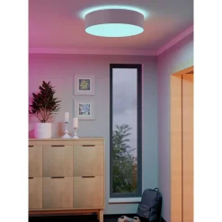 Eglo Connect.Z Smart Taklampa Romaro-Z Stål Vit 35W 3500lm - 827-865 Justerbar Vit | 570mm - Dimbar