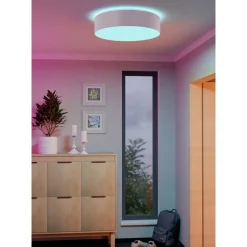 Eglo Connect.Z Smart Taklampa Romaro-Z Stål Vit 35W 3500lm - 827-865 Justerbar Vit | 570mm - Dimbar