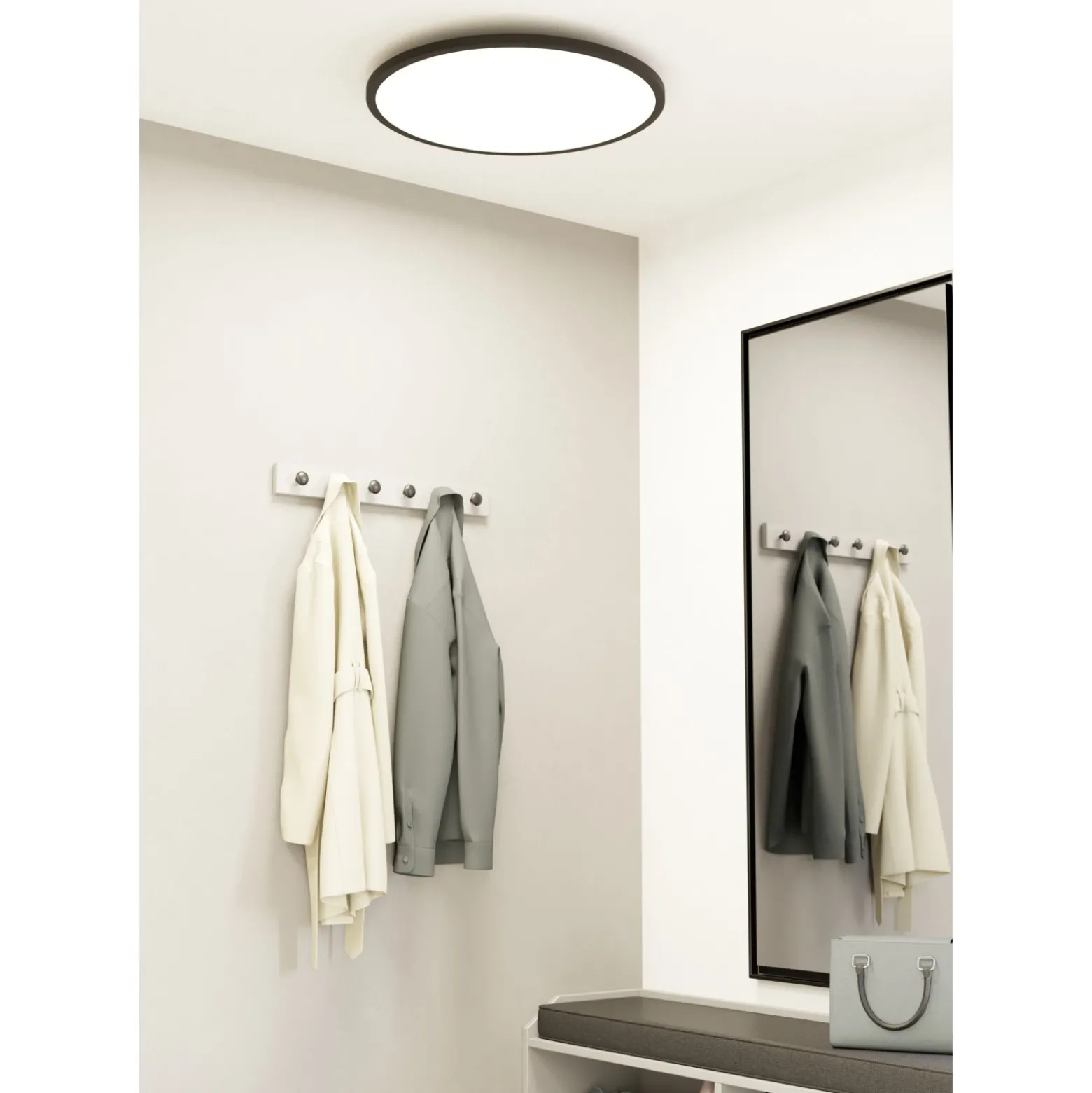Eglo Connect.Z Smart Taklampa Sarsina-Z Aluminium Svart 41W 5800lm - 827-865 Justerbar Vit | 600mm - Dimbar