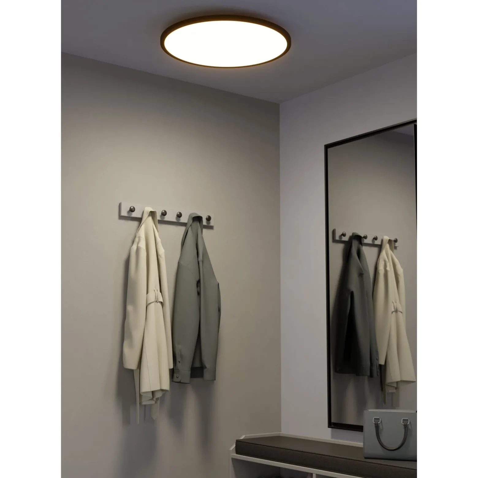 Eglo Connect.Z Smart Taklampa Sarsina-Z Aluminium Svart 41W 5800lm - 827-865 Justerbar Vit | 600mm - Dimbar