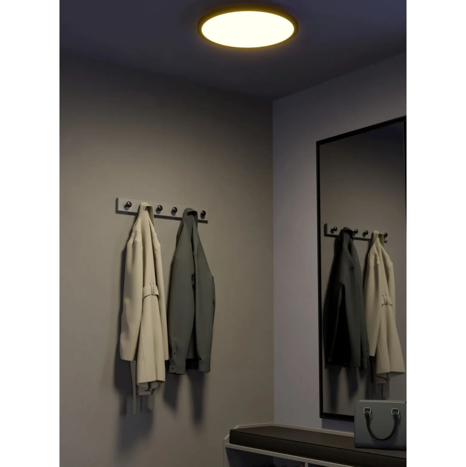 Eglo Connect.Z Smart Taklampa Sarsina-Z Aluminium Svart 33W 4300lm - 827-865 Justerbar Vit | 450mm - Dimbar