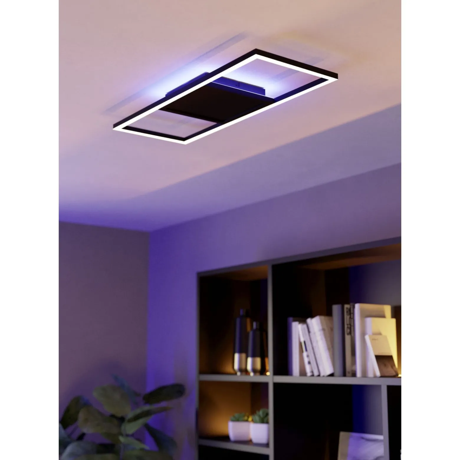 Eglo Connect.Z Smart Taklampa Calagrano Aluminium Svart 21W 2600lm - 827-865 Justerbar Vit | Dimbar