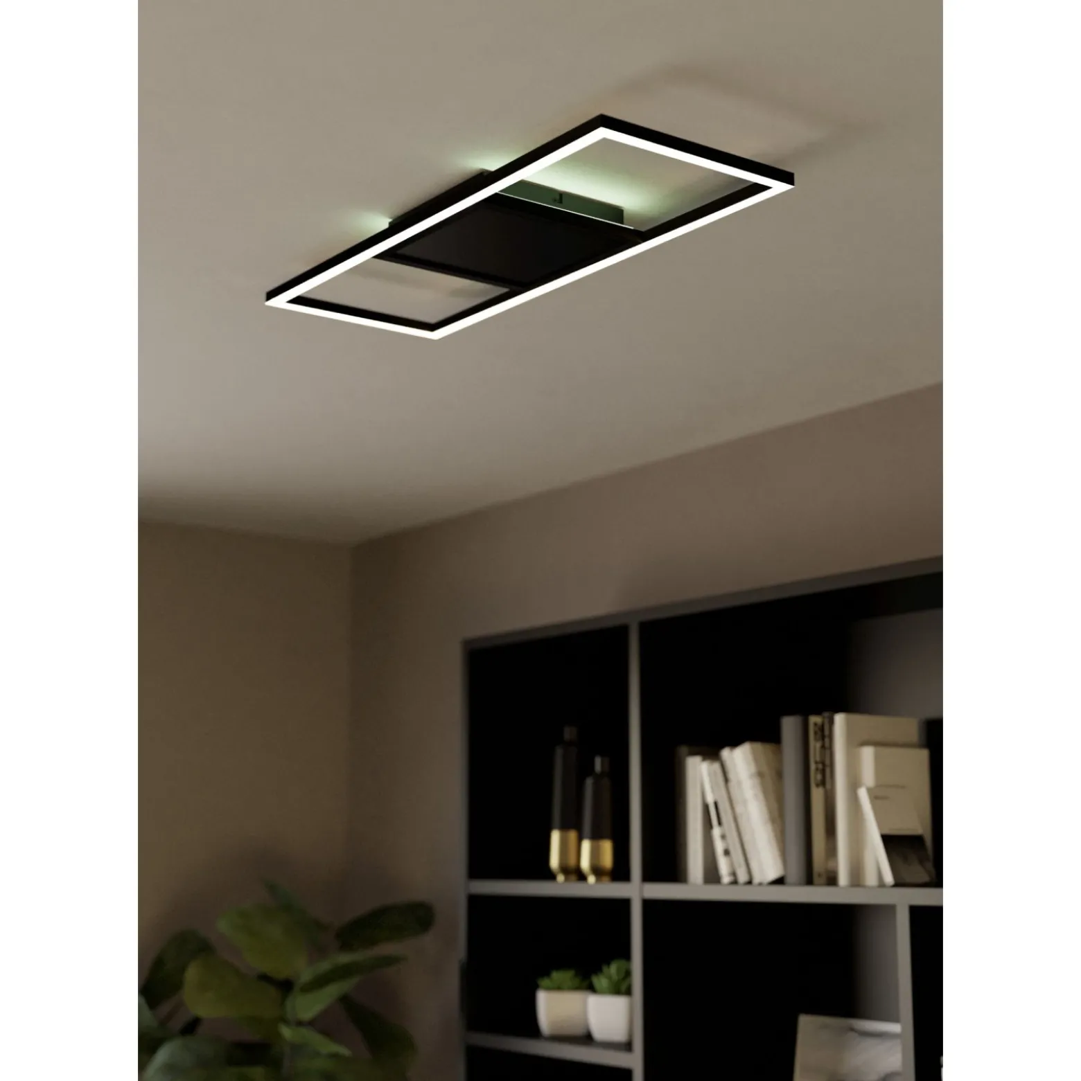 Eglo Connect.Z Smart Taklampa Calagrano Aluminium Svart 21W 2600lm - 827-865 Justerbar Vit | Dimbar