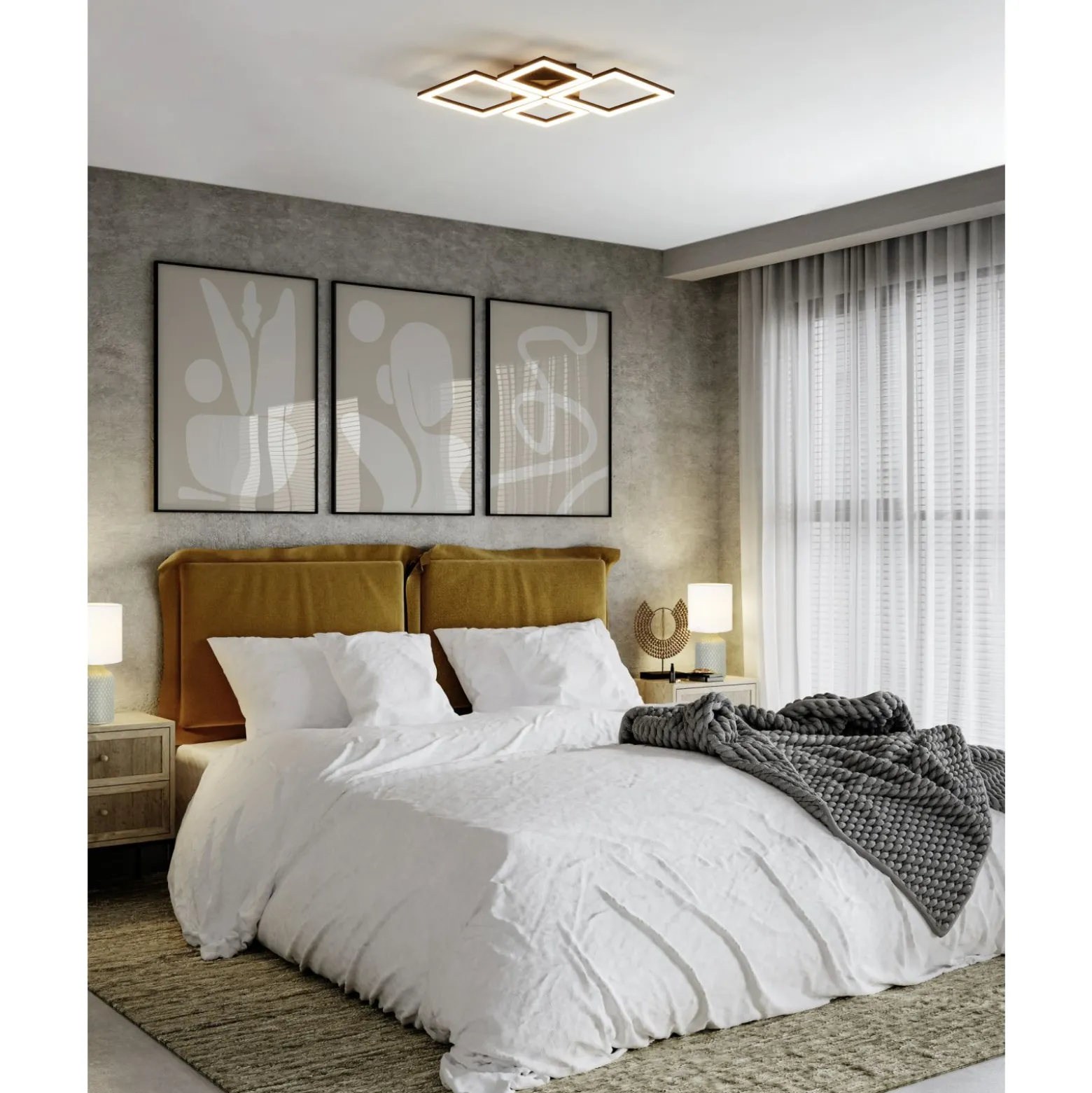 Eglo Connect.Z Smart Taklampa Paranday-Z Stål Svart 32W - 827-865 Justerbar Vit | Dimbar