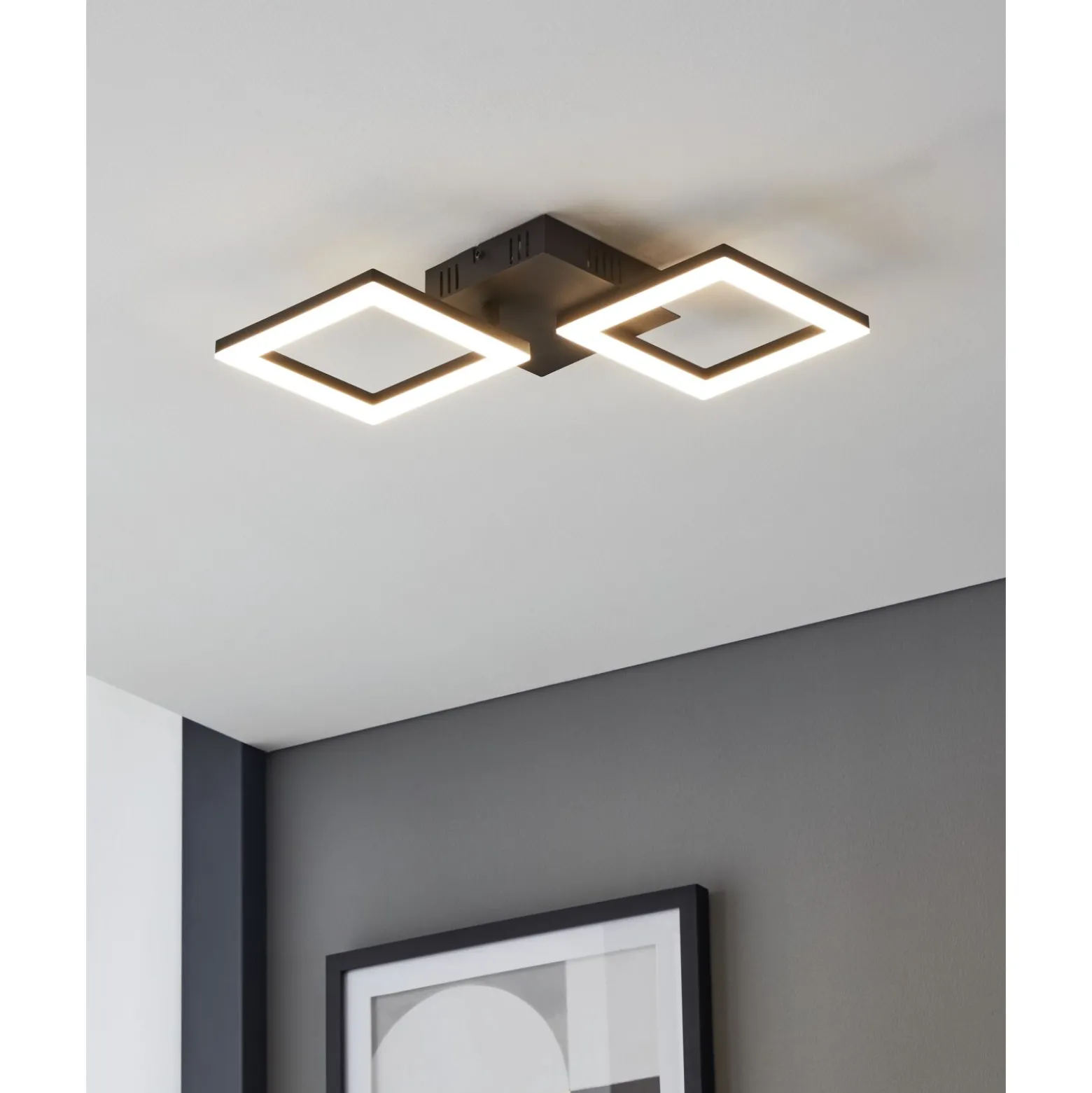 Eglo Connect.Z Smart Taklampa Paranday-Z Stål Svart 11W 1360lm - 827-865 Justerbar Vit | Dimbar