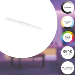 Eglo Connect.Z Smart Taklampa Turcona- Stål Vit 34W 3910lm - 827-865 Justerbar Vit | Dimbar