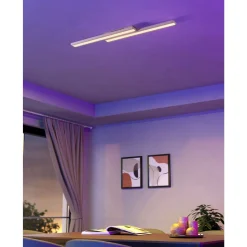Eglo Connect.Z Smart Taklampa Saliteras-Z Stål Vit 10W 1550lm - 827-865 Justerbar Vit | Dimbar