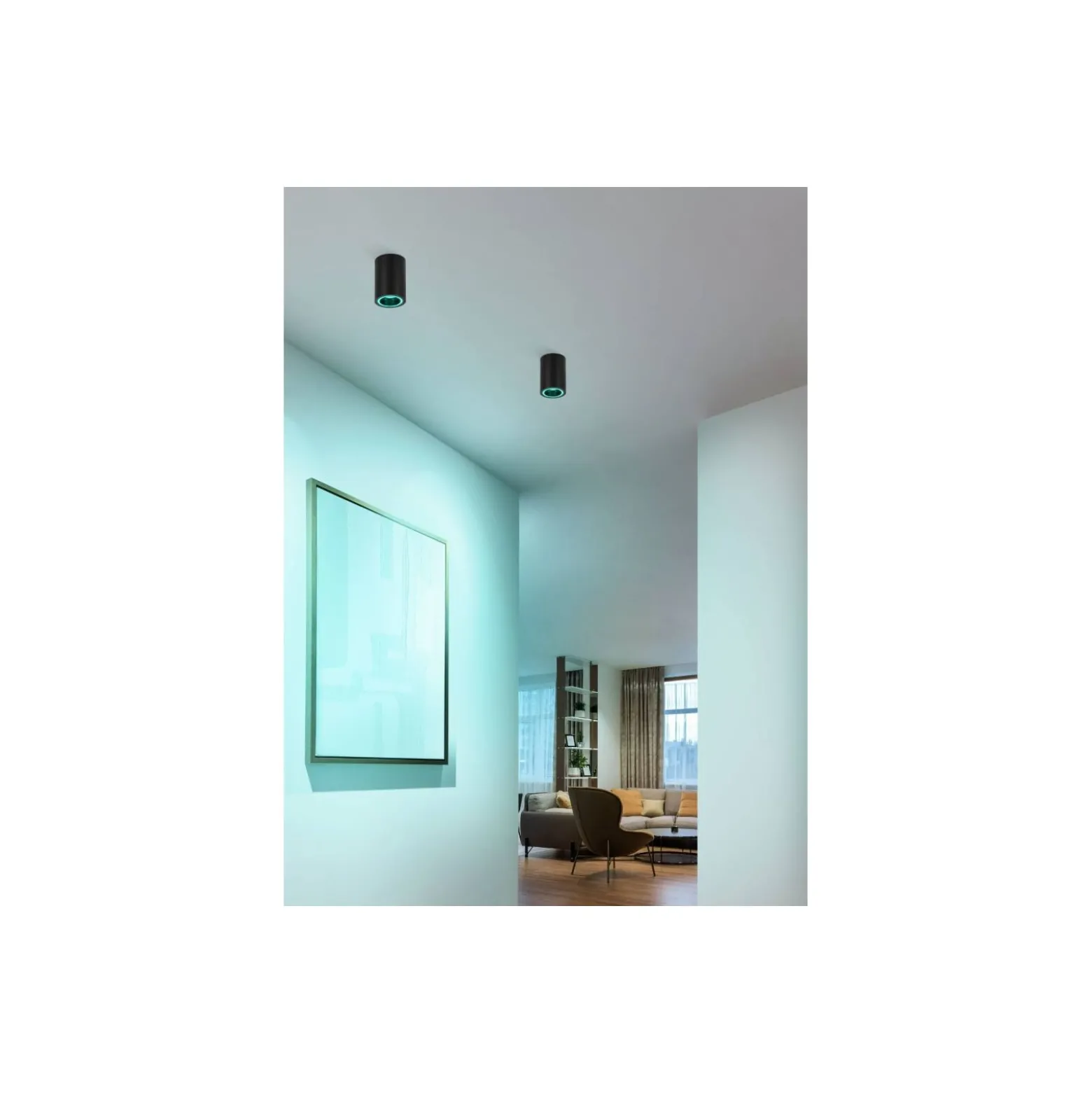 Eglo Connect.Z Smart Tak Spot Carosso-Z Aluminium Svart 4.9W 345lm - 827-865 Justerbar Vit + RGB | Dimbar - Passande för GU10