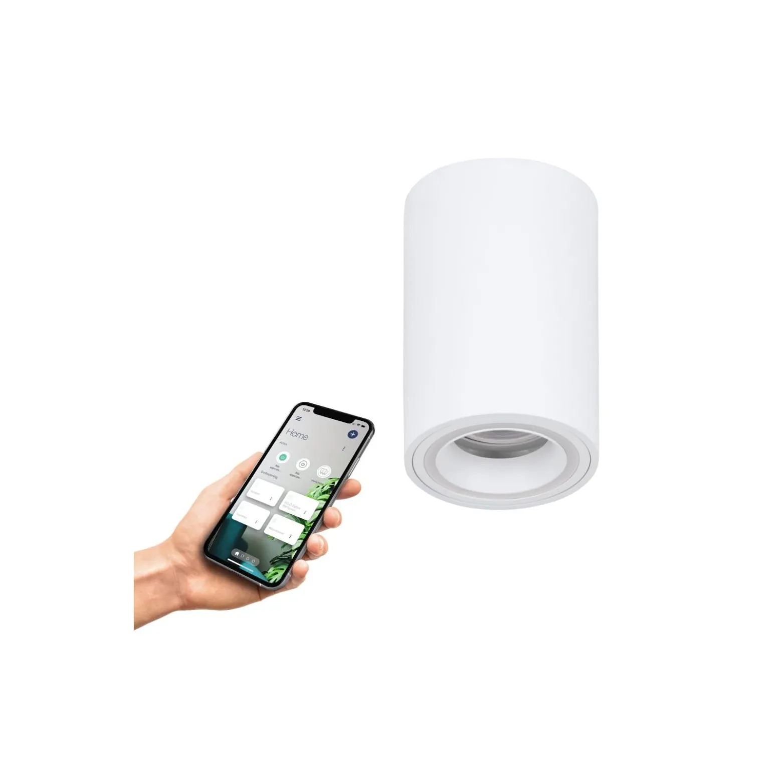 Eglo Connect.Z Smart Tak Spot Carosso-Z Aluminium Vit 4.9W 345lm - 827-865 Justerbar Vit + RGB | Dimbar - Passande för GU10