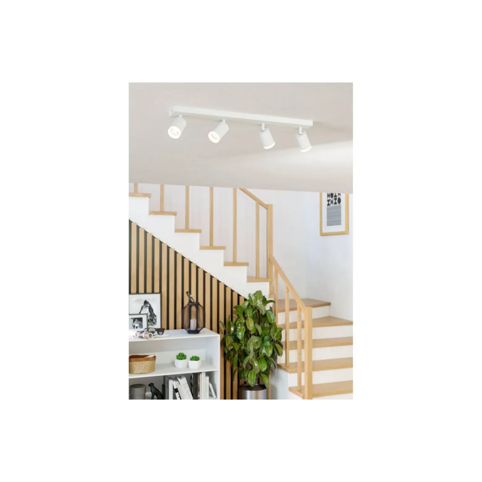 Eglo Connect.Z Smart Tak Spot Melitello-Z Stål Vit 14.8W 2200lm - 827-865 Justerbar Vit + RGB | Dimbar