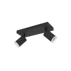 Eglo Connect.Z Smart Tak Spot Melitello-Z Stål Svart 7.4W 1100lm - 827-865 Justerbar Vit + RGB | Dimbar