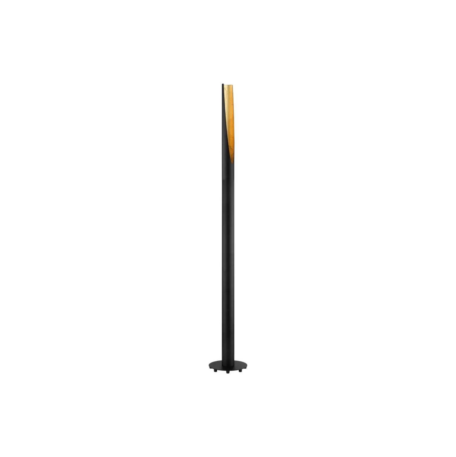 Eglo Golvlampa Barbotto Stål Svart, Guld 4.5W 345lm - 830 Varm Vit | Passande för GU10