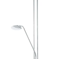 Eglo Golvlampa Baya Led Stål Krom 20W 2440lm - 830 Varm Vit | Dimbar