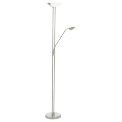 Eglo Golvlampa Baya Led Stål 20W 2700lm - 830 Varm Vit | Dimbar