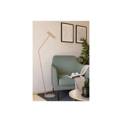 Eglo Golvlampa Caminia Stål Slipad 4.7W 345lm - 830 Varm Vit | IP20 - Inkl. 1x GU10