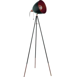 Eglo Golvlampa Chester Stål Svart Koppar | Passande För 1x E27