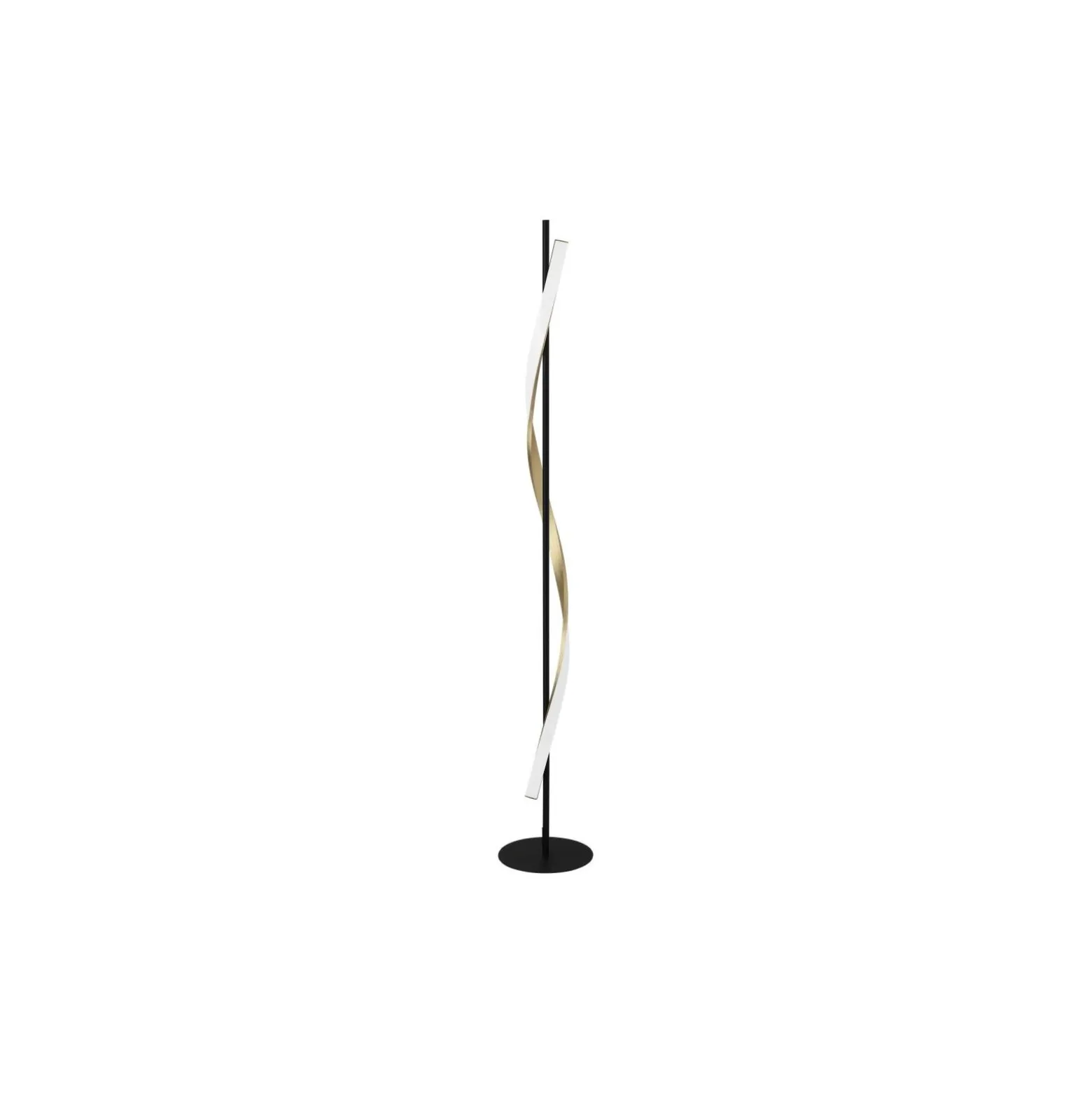 Eglo Golvlampa Conaprato Stål Brushed Mässing, Svart 20W 2500lm - 827-840-865 CCT | Dimbar