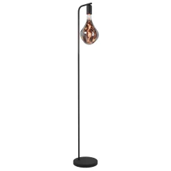 Eglo Golvlampa Cranley 1 Stål Svart | Passande För 1x E27