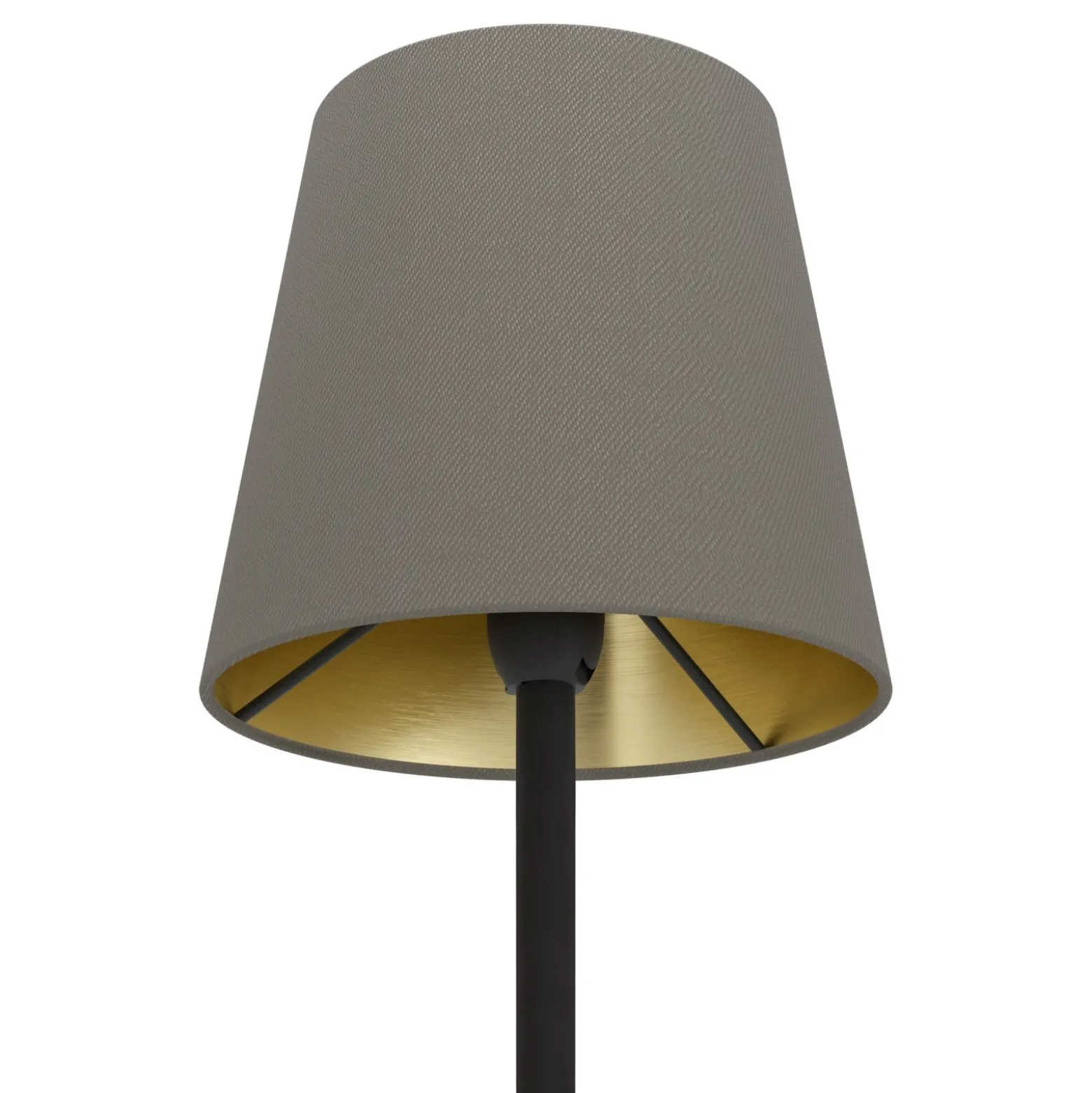 Eglo Golvlampa Fiorana Stål Svart Guld | Passande För 1x E14