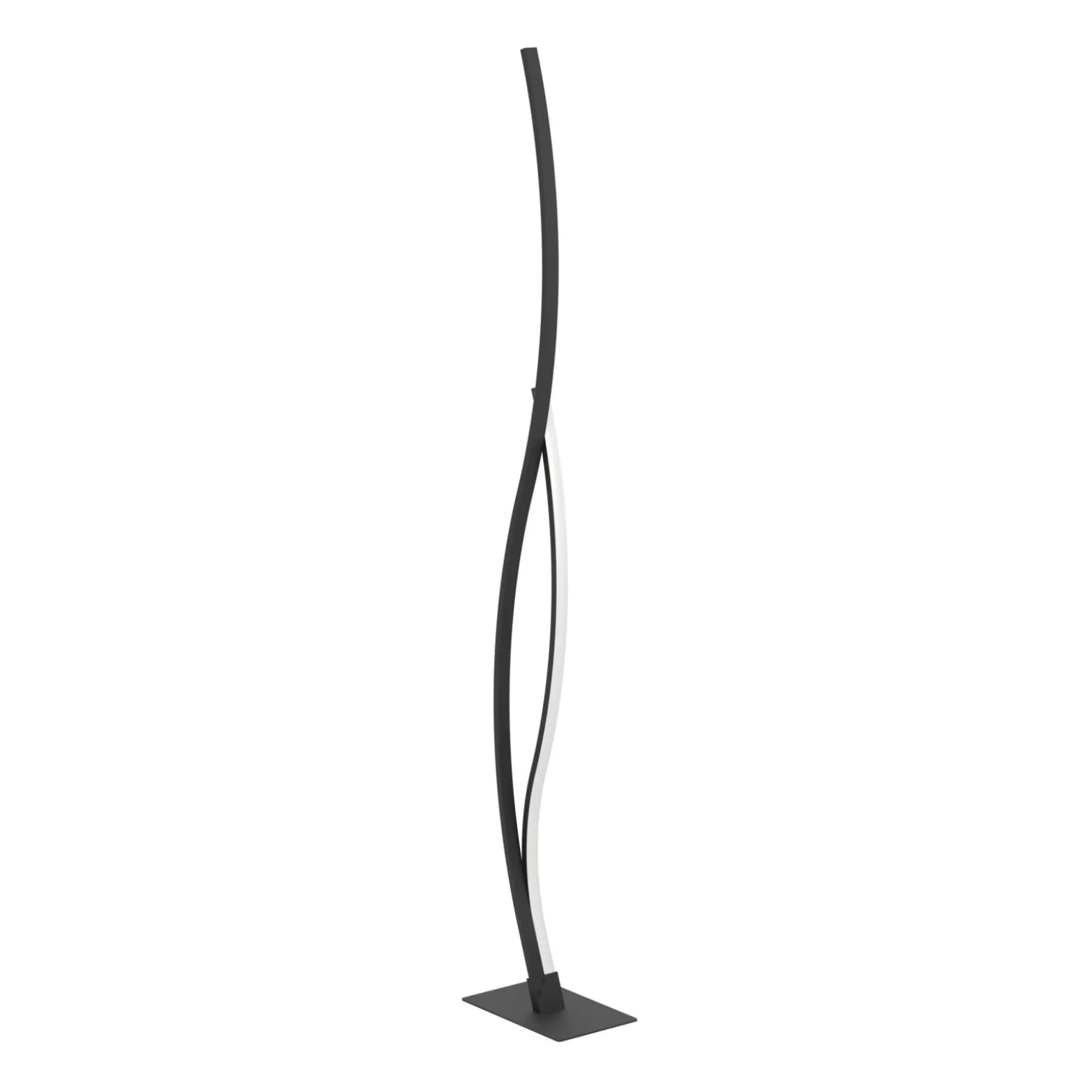 Eglo Golvlampa Grisolia Stål Svart Vit 20W 2500lm - 840 Kallvit