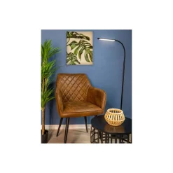Eglo Golvlampa Laroa Svart 4.2W 600lm - 840 Kallvit | IP20 - Dimbar
